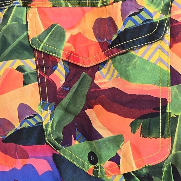 Saxx Swim Trunks Floral Bright 40 - Picture 6 of 10